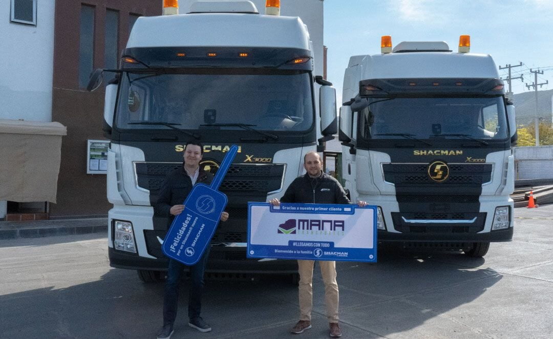 Entrega de tractocamiones SHACMAN X3000 a Mana Transportes